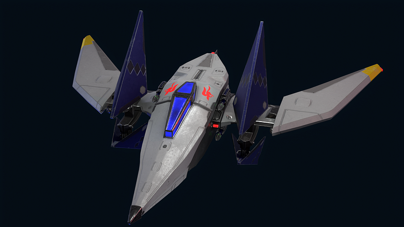 Mi proyecto del curso: Diseño y modelado de una nave sci-fi en 3D 1