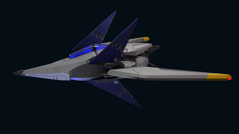 Mi proyecto del curso: Diseño y modelado de una nave sci-fi en 3D 2