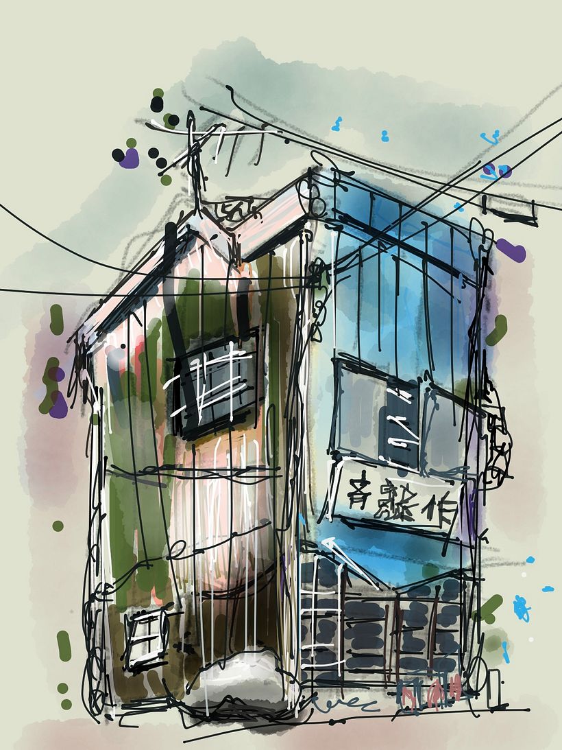 My project for course: Expressive Architectural Sketching with Colored Markers 2