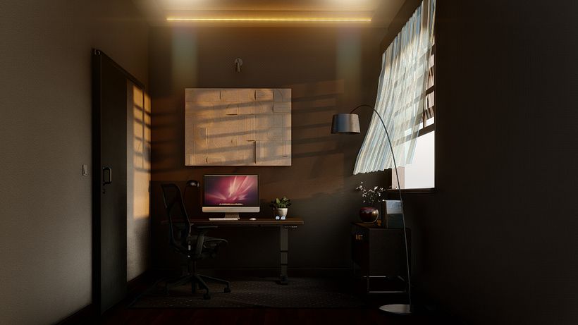 my own 3d model that I used for this course - dark mood