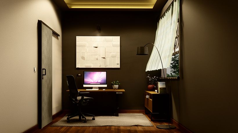 my own 3d model that I used for this course - afternoon mood