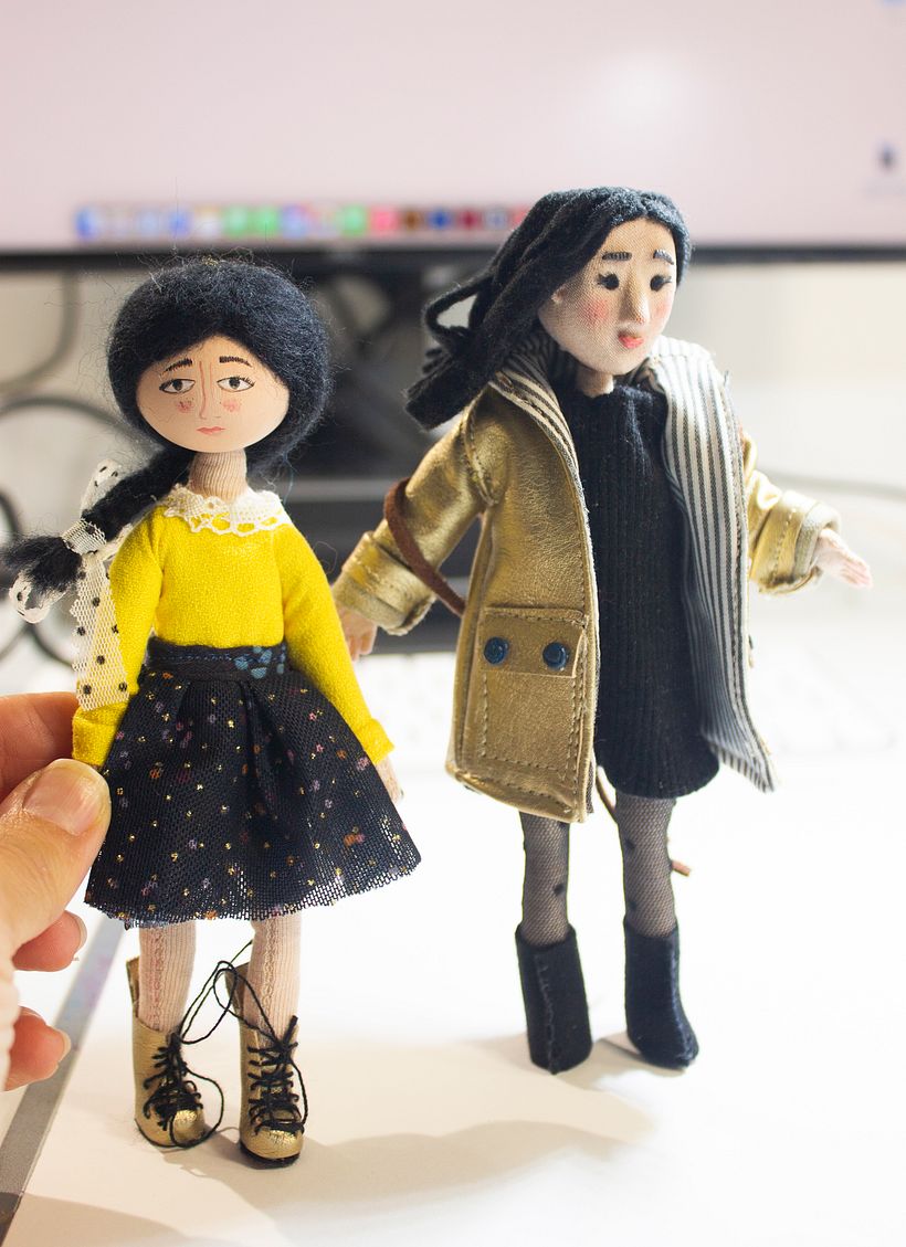 My first attempt of a mini me :) And my Mini me with Adeena course