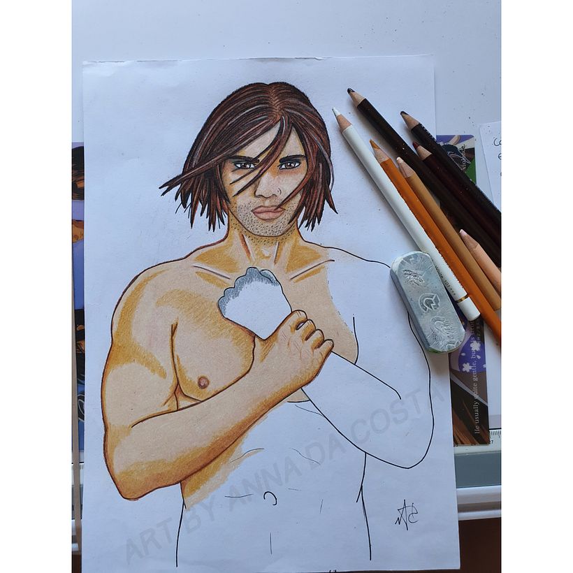 Using prismacolours to add colour