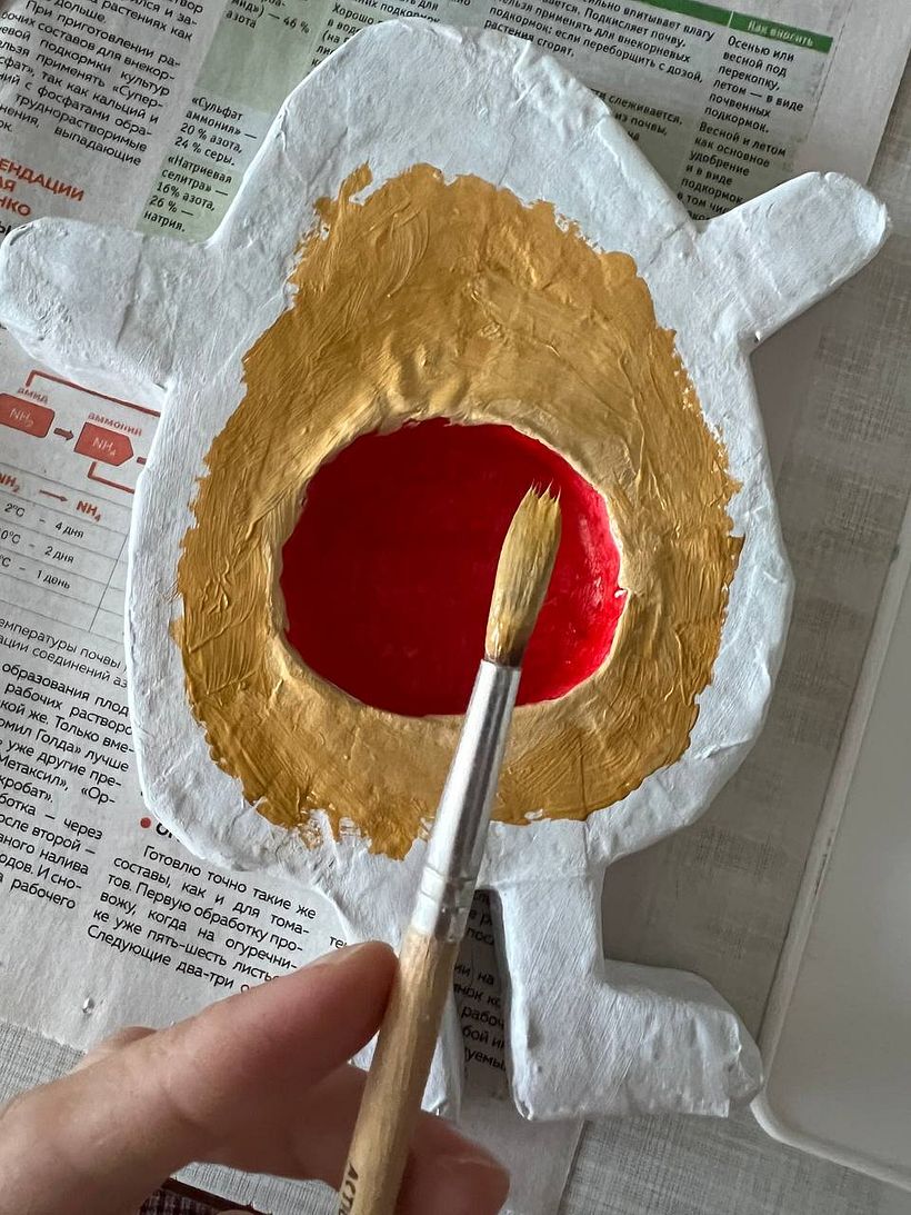 My project for course: Paper Mache for Beginners: Sculpt a Colorful Character 4