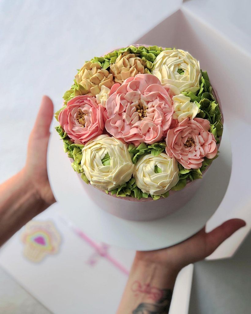 Pasteles de Flores 4