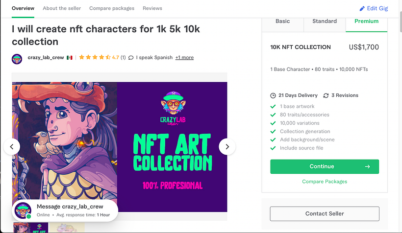 Mi proyecto del curso: Freelance: comienza tu carrera creativa con Fiverr 6