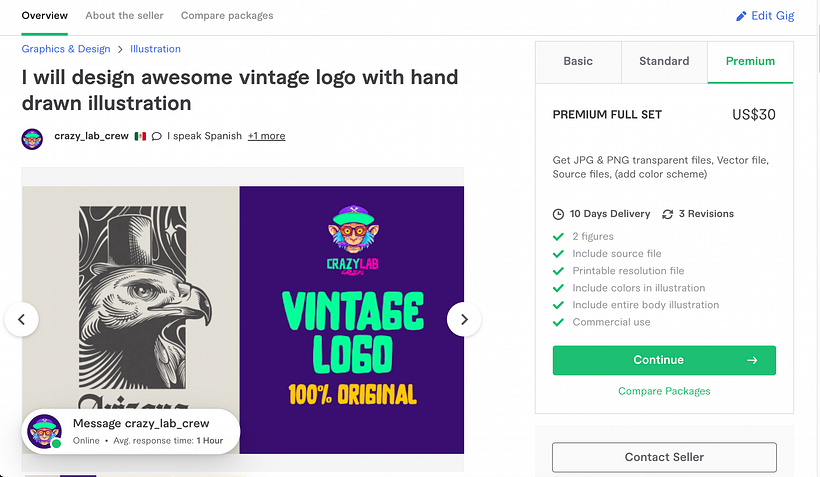 Mi proyecto del curso: Freelance: comienza tu carrera creativa con Fiverr 7