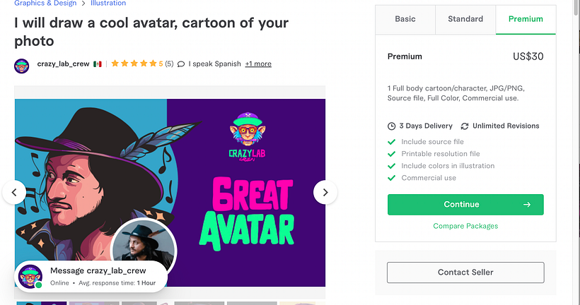 Mi proyecto del curso: Freelance: comienza tu carrera creativa con Fiverr 9
