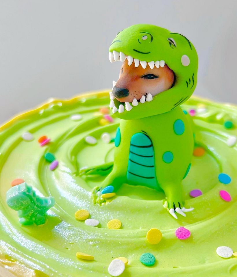 Pasteles Tie-Dye y Cotton cake 3