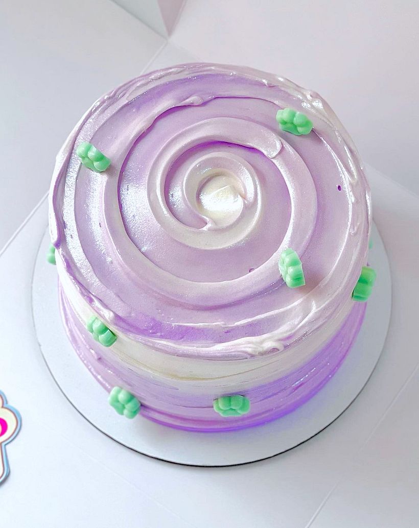 Pasteles Tie-Dye y Cotton cake 10