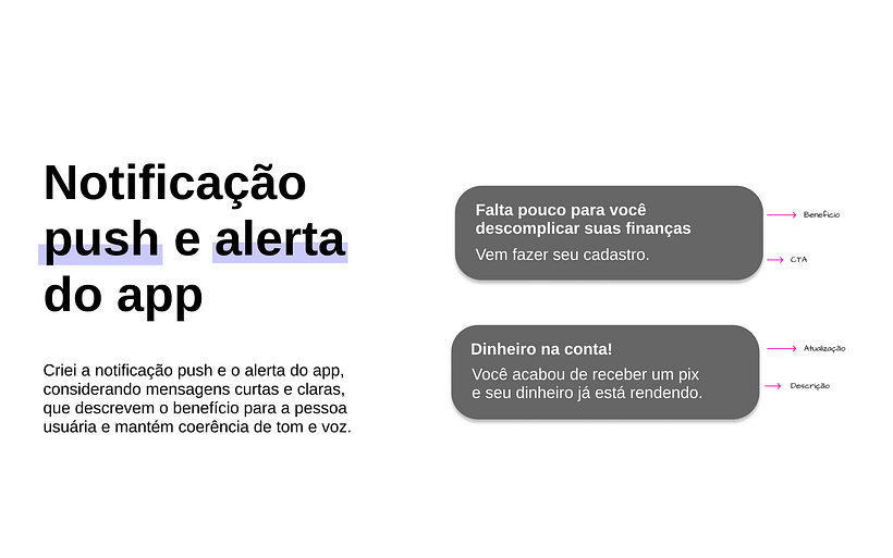 Meu projeto do curso: Introdução ao UX Writing - Débora 11