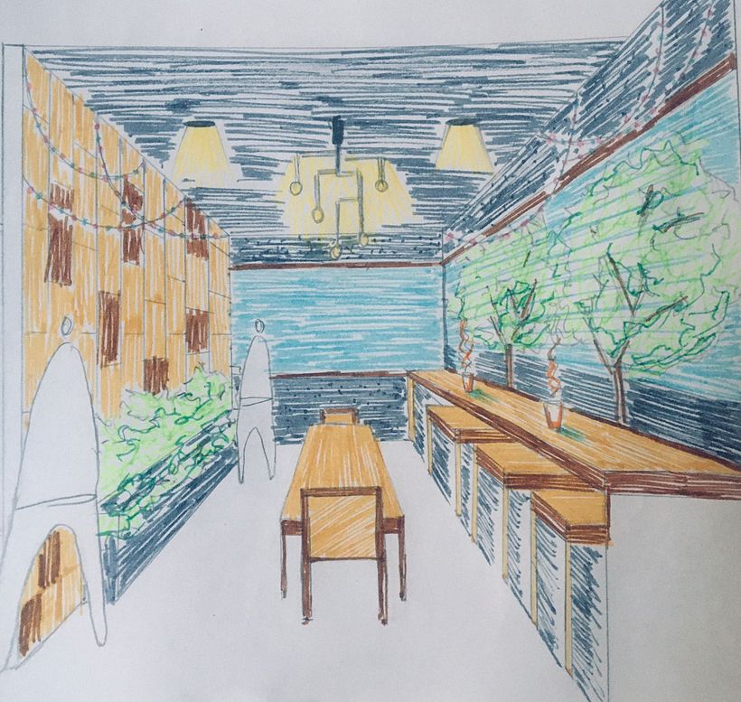 My project for course: Introduction to Freehand Architectural Design 6