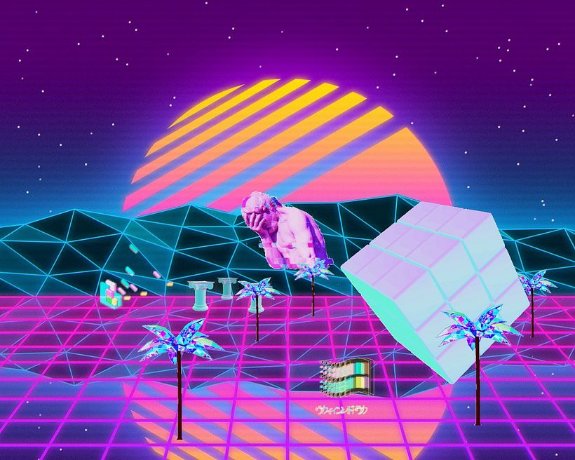 Este estilo hace referencia a la cultura pop de las décadas de los 80 y de los 90 y al nacimiento de la era de Internet.