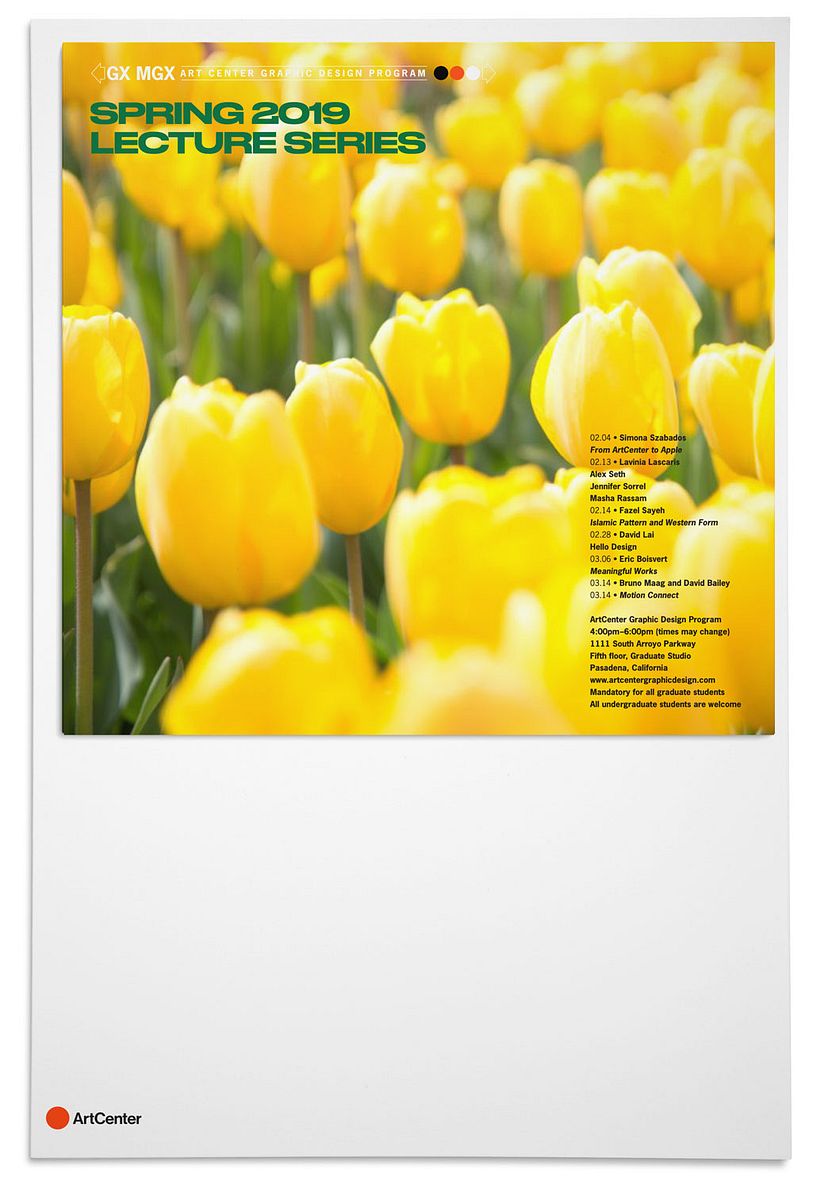 ArtCenter Visiting Artist Series SP19