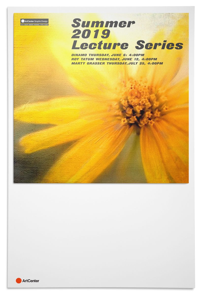 ArtCenter Visiting Artist Series SU19