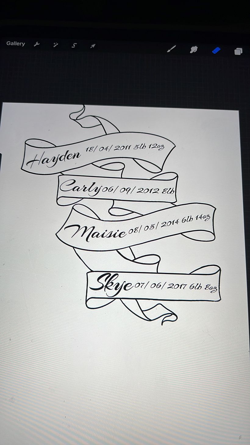 My project for course: Digital Design and Illustration of Tattoos with Procreate 2