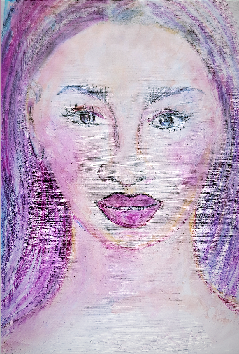 MarArtesOficial - Retrato púrpura - Errei de novo!