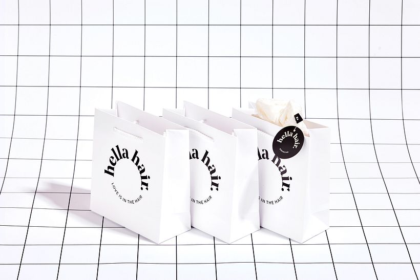 Hella Hair branding 1