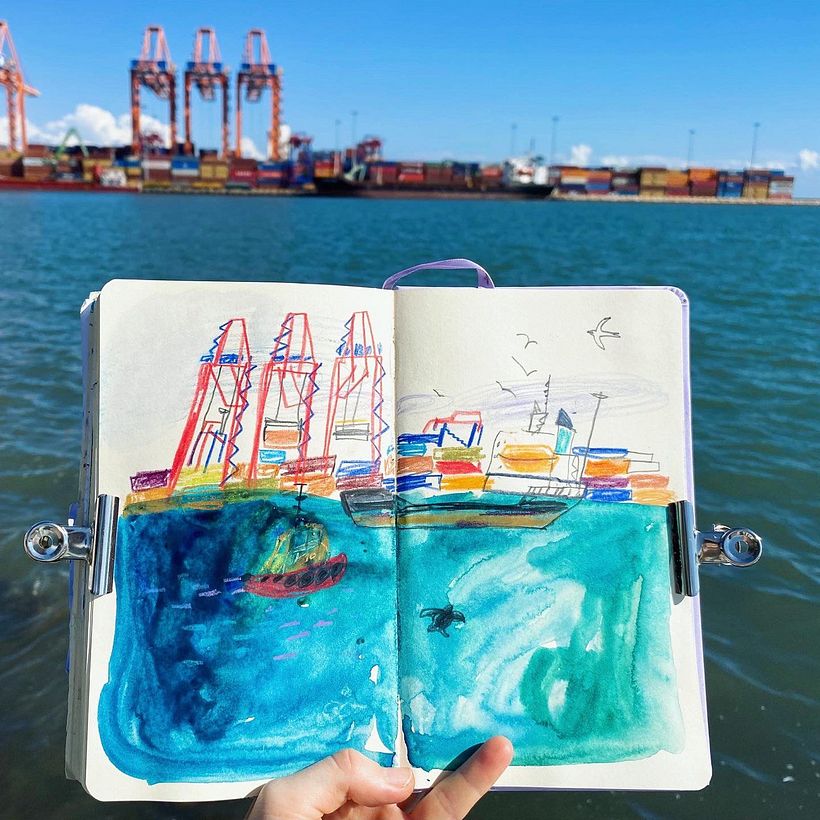 My sketchbook practice 8