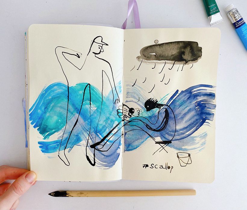 My sketchbook practice 14