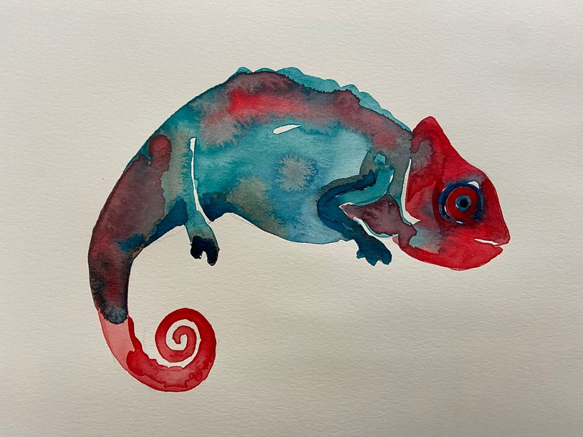 Practice exercise: Experimental Watercolor Techniques for Beginners 1