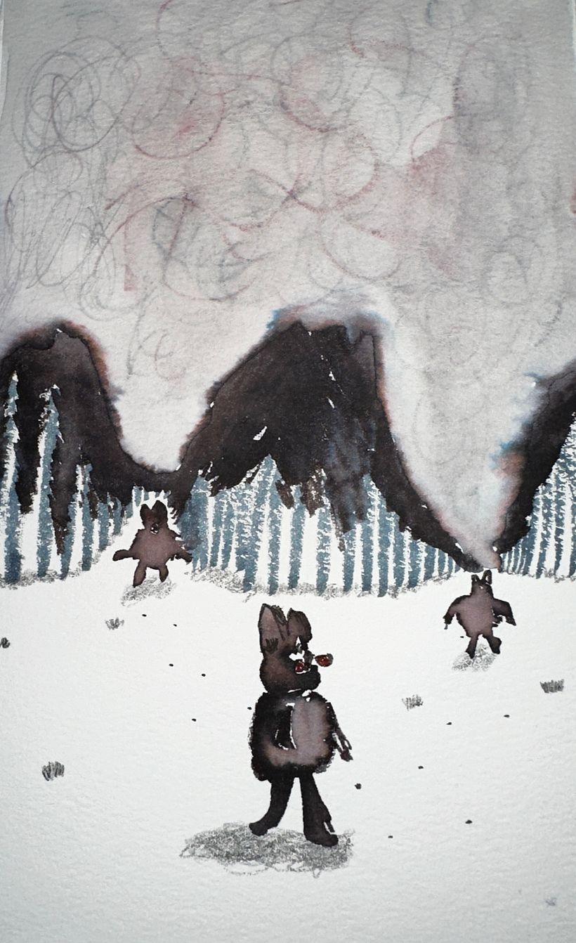 Mi proyecto del curso: Técnicas de ilustración para desbloquear tu creatividad Vacaciones monstruosas 2