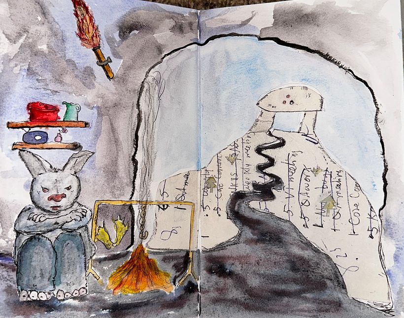 Mi proyecto del curso: Técnicas de ilustración para desbloquear tu creatividad Vacaciones monstruosas 8