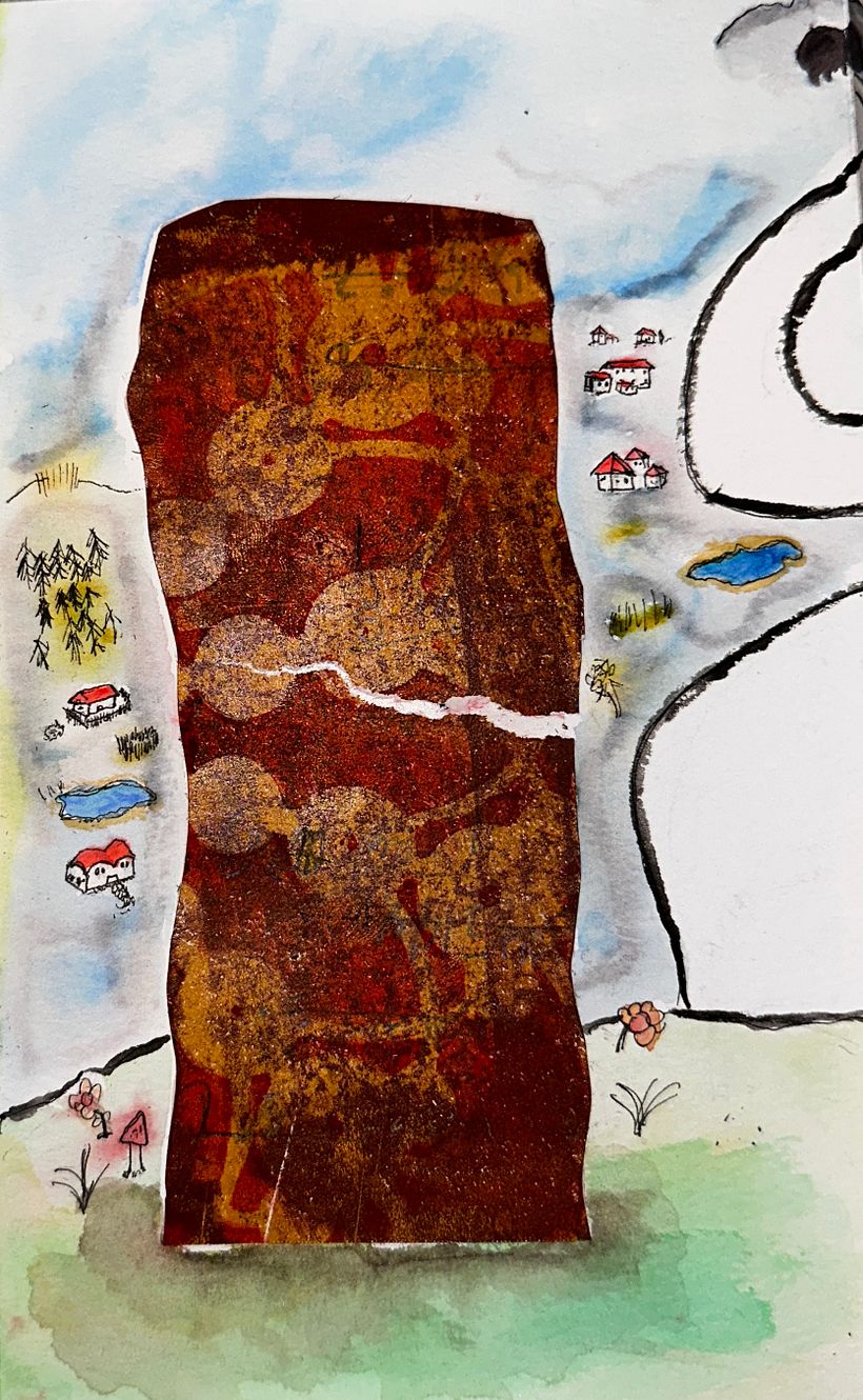 Mi proyecto del curso: Técnicas de ilustración para desbloquear tu creatividad Vacaciones monstruosas 10