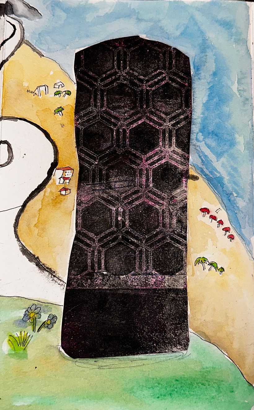 Mi proyecto del curso: Técnicas de ilustración para desbloquear tu creatividad Vacaciones monstruosas 11