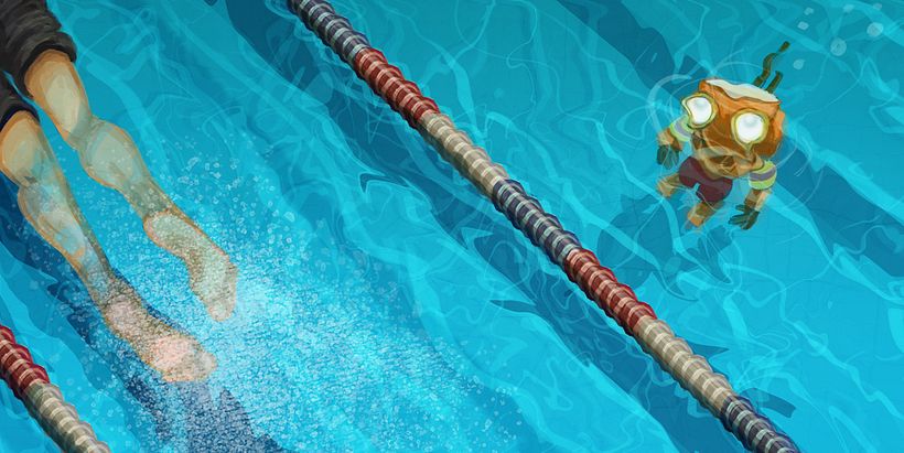 Gibson Can't Swim 2