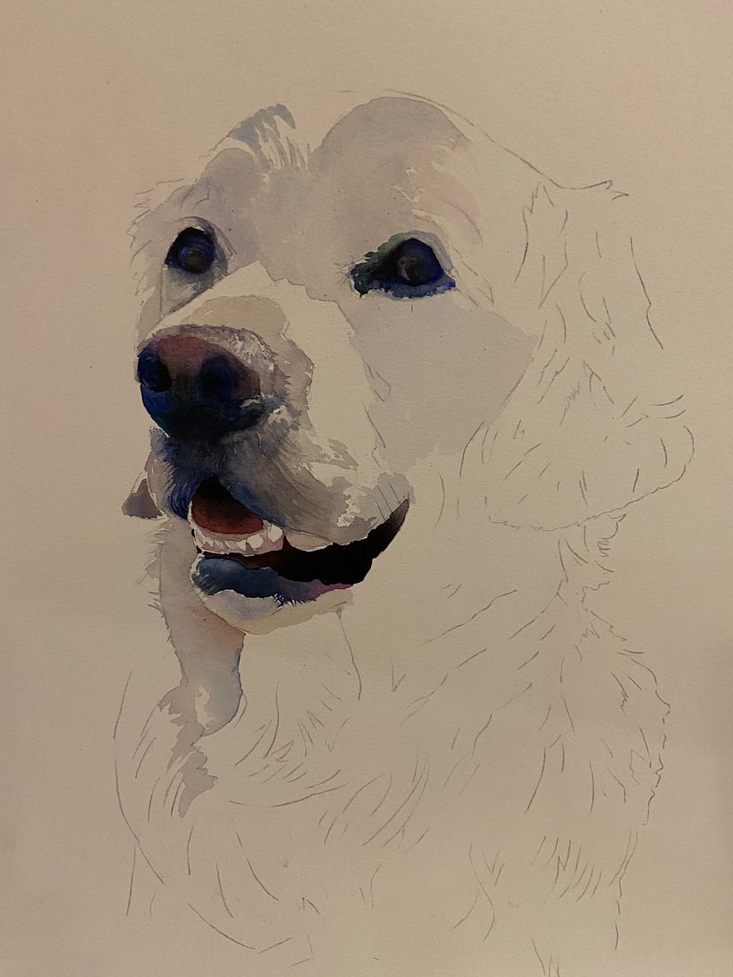 I launched straight into the facial details here to bring him to life quicker 