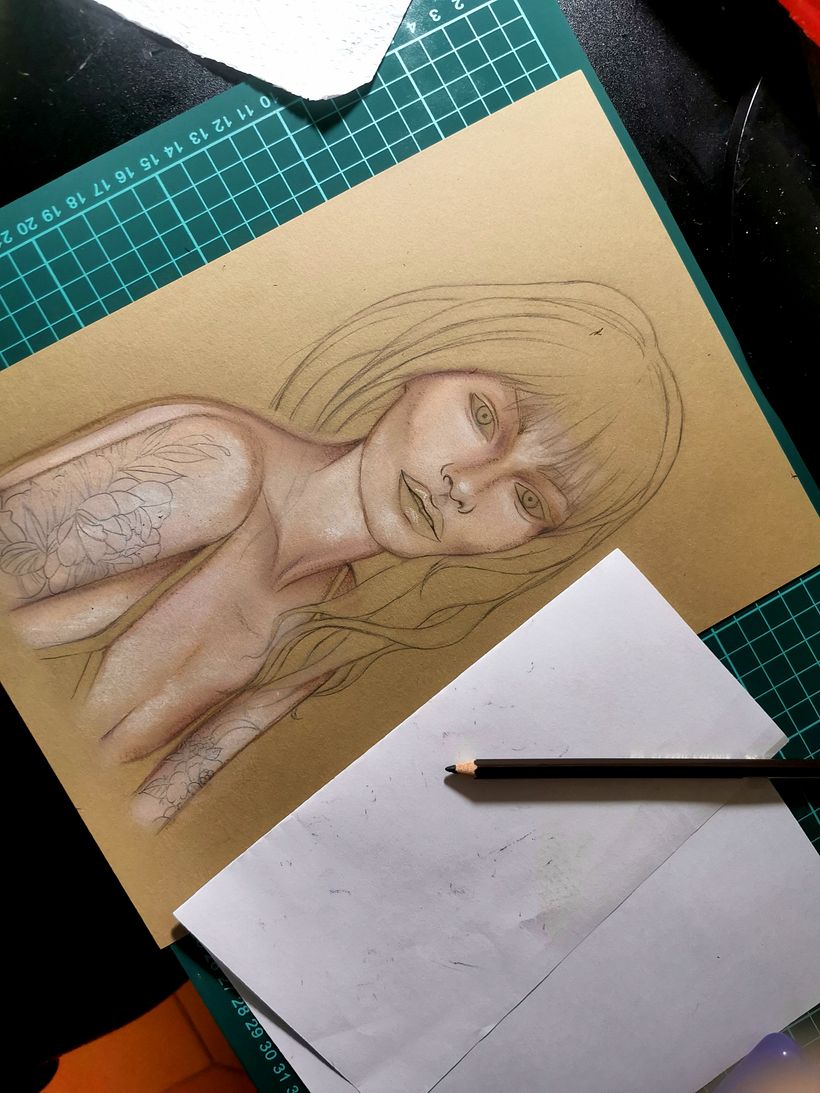 Proyecto del curso: Ilustración con pastel y lápices de colores 7