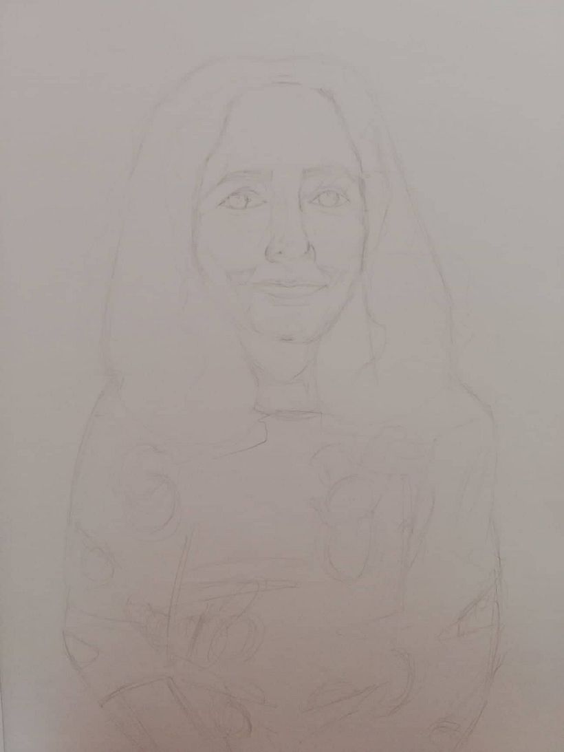 Mi proyecto del curso: Retrato realista con lápiz de grafito 3