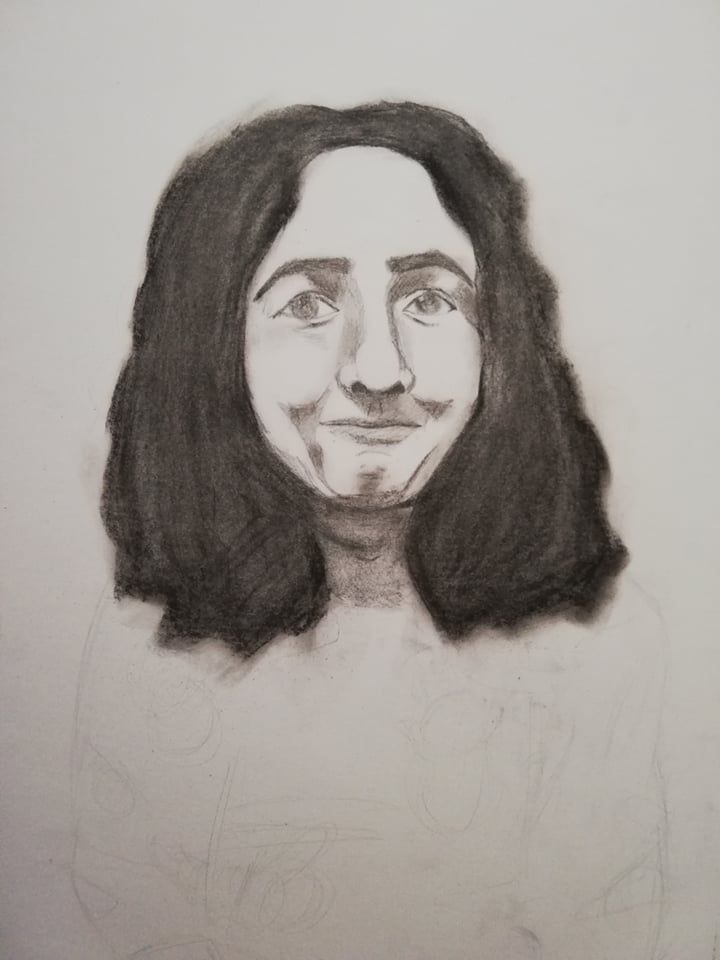 Mi proyecto del curso: Retrato realista con lápiz de grafito 4