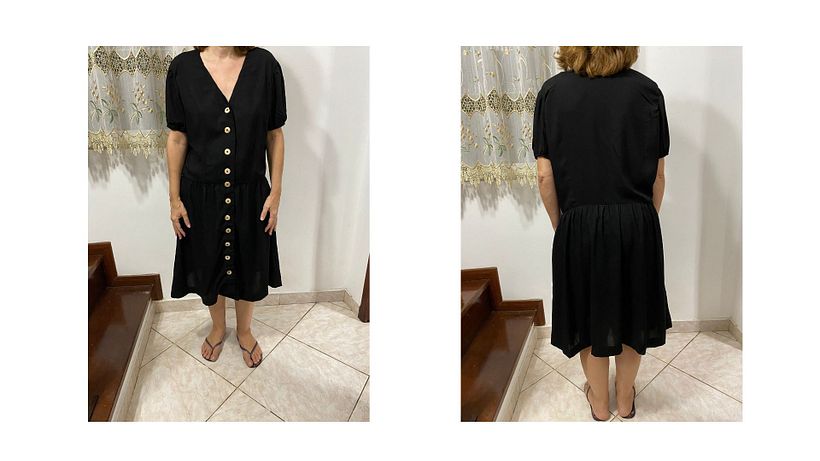 Vestido Final com Molde Alterado