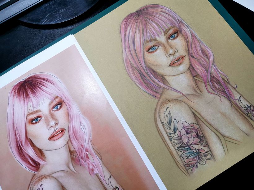 Proyecto del curso: Ilustración con pastel y lápices de colores 11
