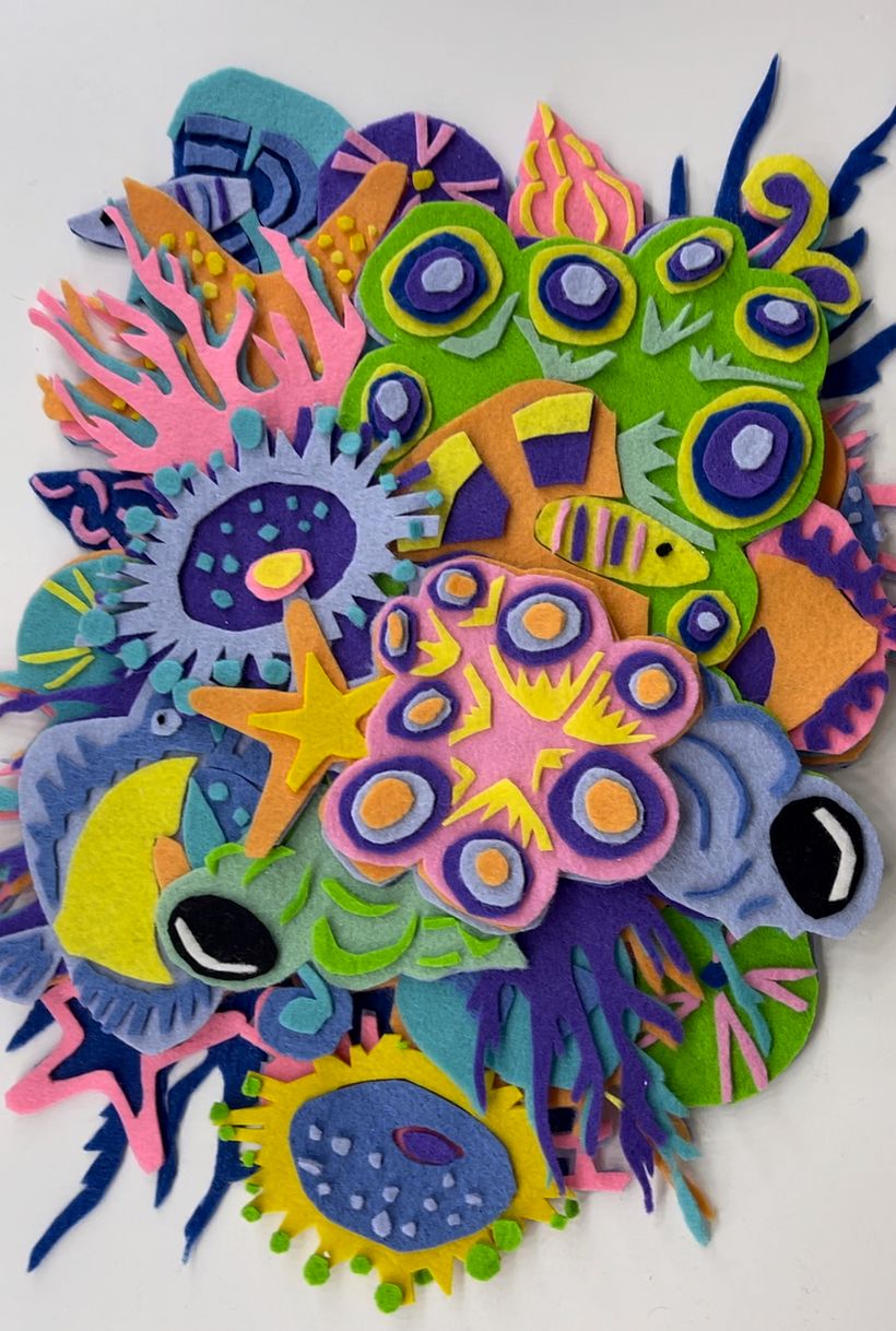 My project for course: Layered Illustration with Felt 1
