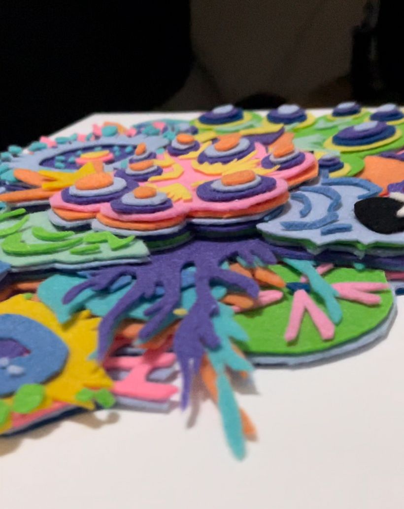 My project for course: Layered Illustration with Felt 2