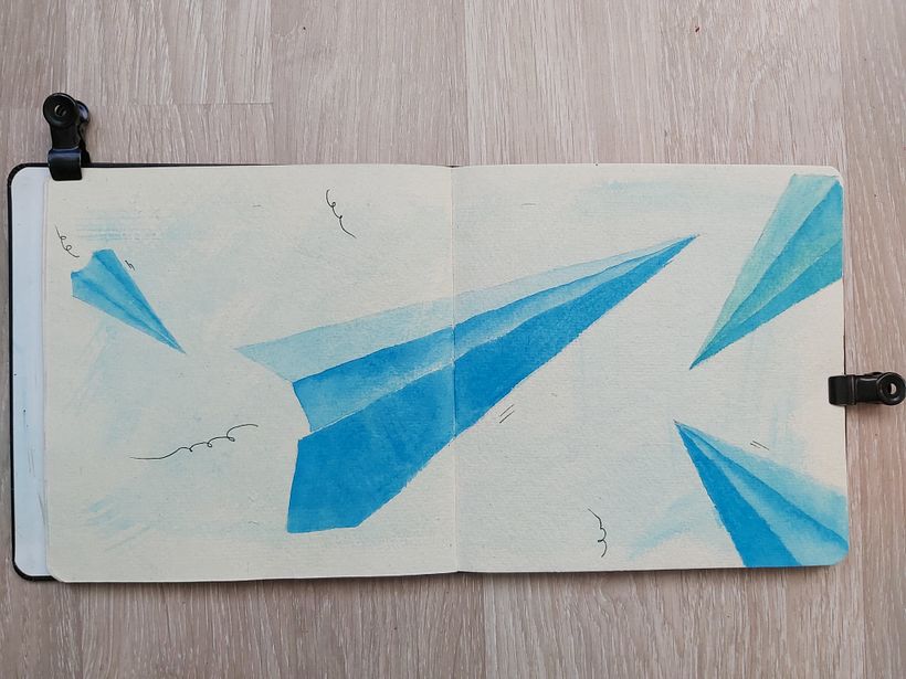 My project for course: Creative Watercolor Sketching for Beginners 4