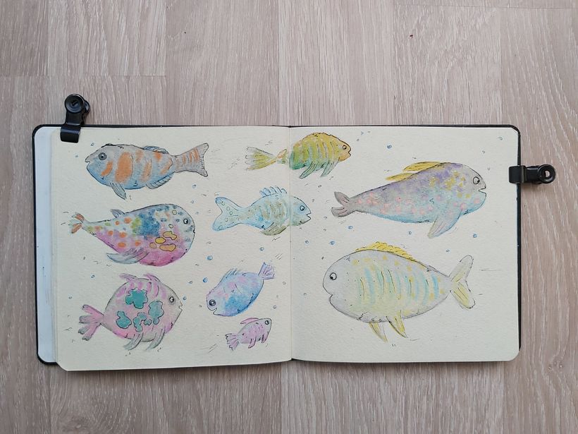 My project for course: Creative Watercolor Sketching for Beginners 6