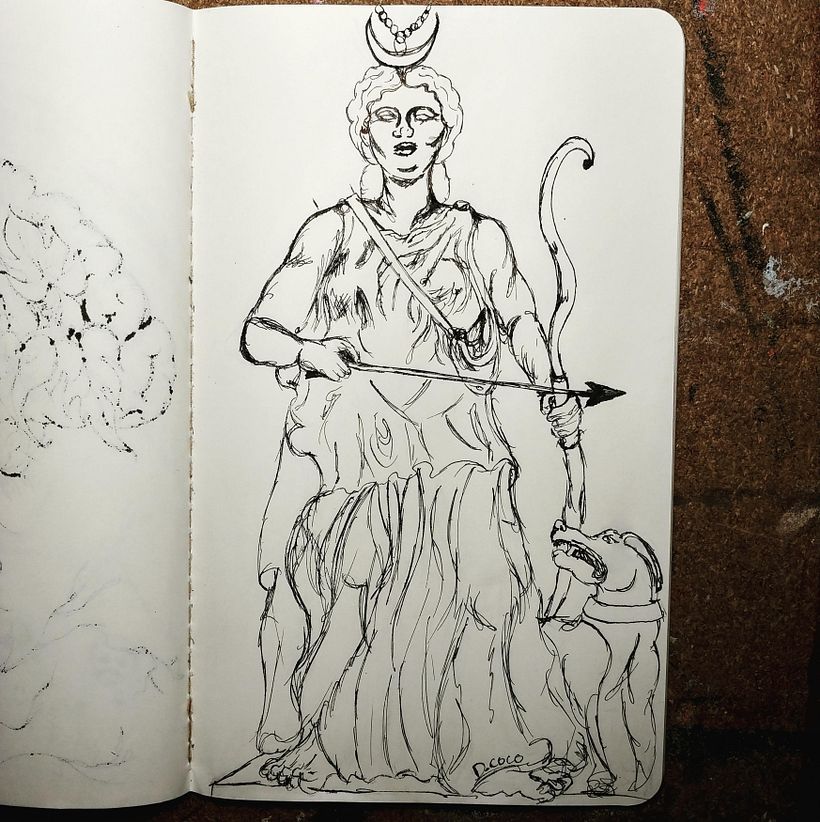 From my Inktober dabblings  *dip pen and ink  1