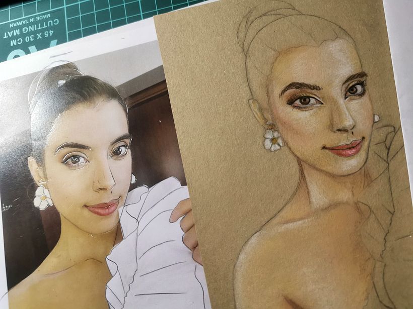 Proyecto del curso: Ilustración con pastel y lápices de colores 16