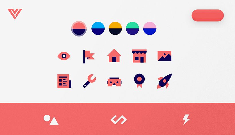 Descarga iconos vectoriales en Vivid.js