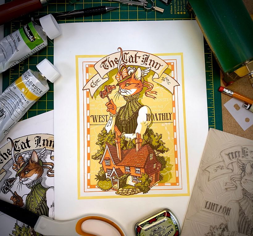 My Linocut Journey 2