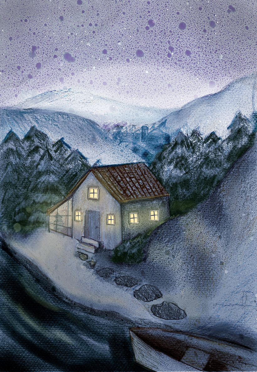 My project for course:  Imaginary Places: Draw, Paint, and Digitize on Photoshop 1