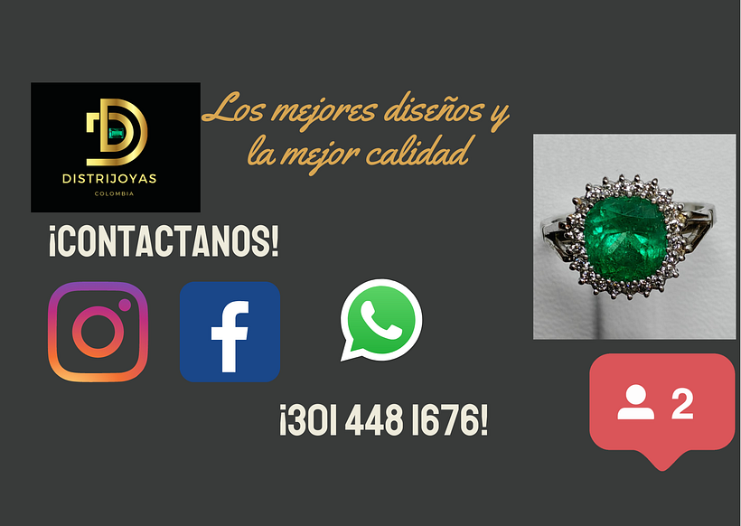 Propaganda Distrijoyas - Diseño de joyas