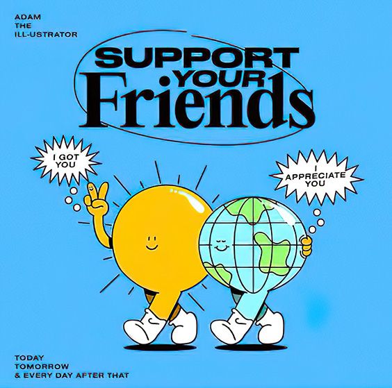 La obra de Adam Bosley, más conocido como Adam The illustrator, se caracteriza por sus mensajes positivos.