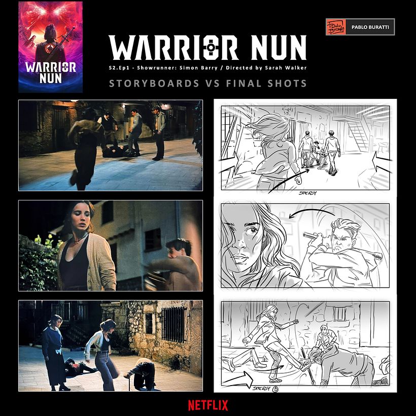 Warrior Nun - Storyboards 2