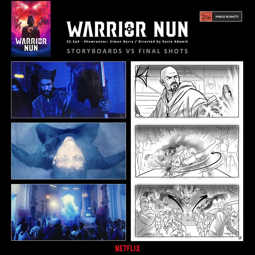 Warrior Nun - Storyboards 4