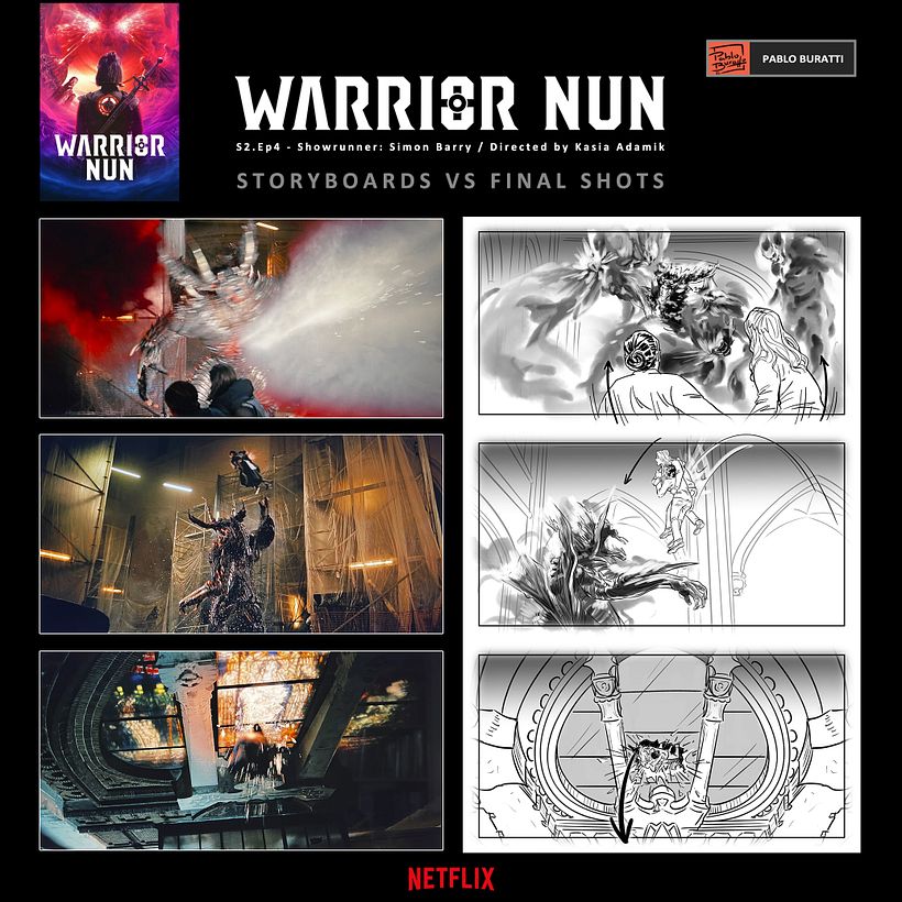 Warrior Nun - Storyboards 5